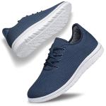 Men's Slip-On Comfortable Breathable Athletic Sneakers, Navy