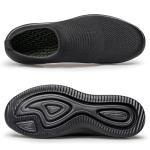 Vibdiv Men's All Black Breathable Slip-On Sneakers