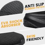 Men's Lightweight Slip-On Breathable Sneakers - Black 10.5