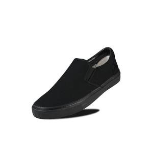 Hello Basics Men's Black Slip-On Canvas Sneakers