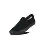 Hello Basics Men's Black Slip-On Canvas Sneakers