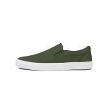 Hello Basics Men's Olive Low Top Slip-On Sneakers