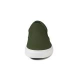 Hello Basics Men's Olive Low Top Slip-On Sneakers