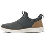VILOCY Men's Grey Slip-On Casual Dress Sneakers