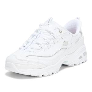 Skechers Women's D'Lites Hands-Free Slip-Ins, White/Silver