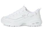 Skechers Women's D'Lites Hands-Free Slip-Ins, White/Silver