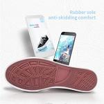 Obtaom Women's Black Slip-On Fashion Sneakers