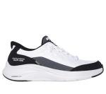 Skechers Women's Foam Slip-Ins, White/Black, 8.5W