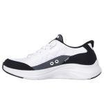 Skechers Women's Foam Slip-Ins, White/Black, 8.5W