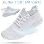 White Women's Slip-On Athletic Tennis Shoes