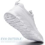 White Women's Slip-On Athletic Tennis Shoes