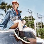 Hash Bubbie Women's Black Canvas Slip-On Sneakers