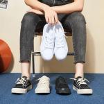 Hash Bubbie Women's Black Canvas Slip-On Sneakers