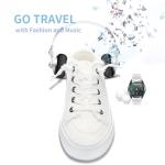 Obtaom Women's Slip-On Canvas Mules - White