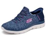Skechers Women's Hands-Free Slip-Ins Sneakers, Navy Purple