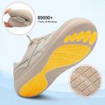 LeIsfIt Slip-On Women's Wide Casual Sneakers