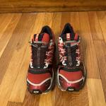 Men's Salomon Trail Running Shoes - Red/Black, Size 11