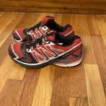 Men's Salomon Trail Running Shoes - Red/Black, Size 11