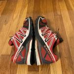 Men's Salomon Trail Running Shoes - Red/Black, Size 11