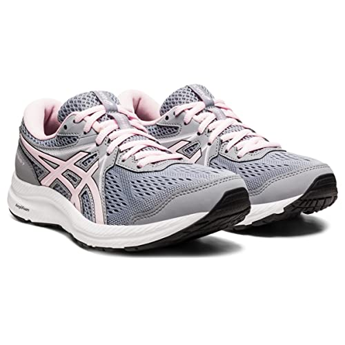 ASICS Women's Gel-Contend 7 Running Shoes, Sheet Rock/Pink