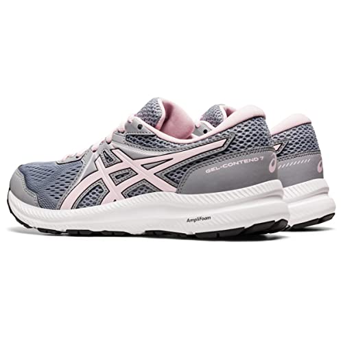 ASICS Women's Gel-Contend 7 Running Shoes, Sheet Rock/Pink