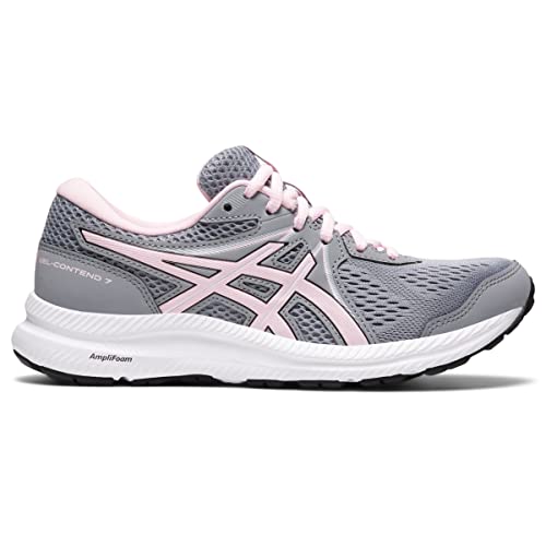 ASICS Women's Gel-Contend 7 Running Shoes, Sheet Rock/Pink