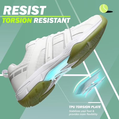 Men's ASHION Pickleball Tennis Racquetball Sneakers - Size 40