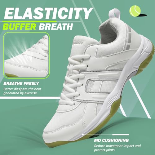 Men's ASHION Pickleball Tennis Racquetball Sneakers - Size 40