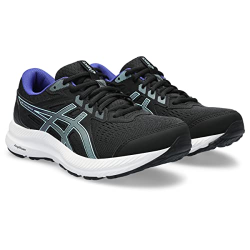 ASICS Women's Gel-Contend 8 Running Shoes, Black/Aquarium, Size 10