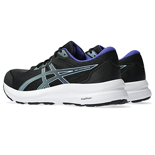 ASICS Women's Gel-Contend 8 Running Shoes, Black/Aquarium, Size 10