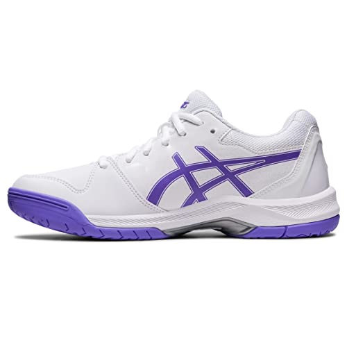 ASICS Women's Gel-Dedicate 7 Tennis Shoes, White/Amethyst
