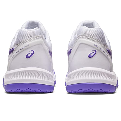 ASICS Women's Gel-Dedicate 7 Tennis Shoes, White/Amethyst