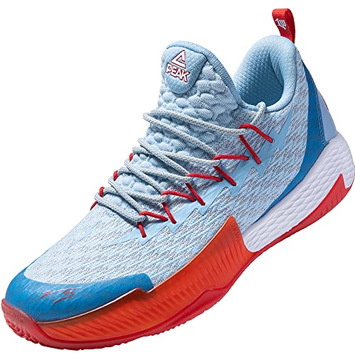 PEAK Men's Lightning Sport Basketball Shoes, Sky Blue