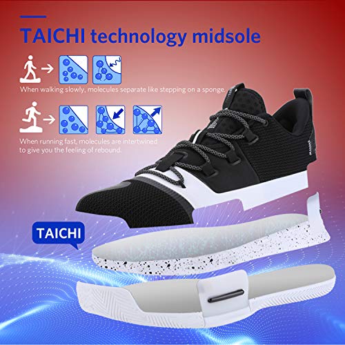 PEAK Men's Flash Basketball Sneakers with Adaptive Cushioning