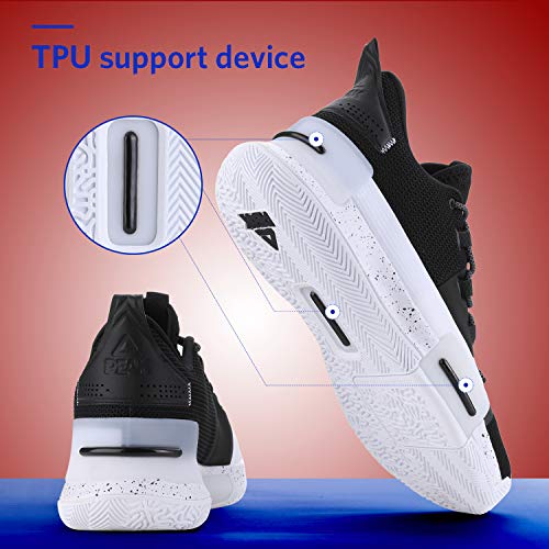 PEAK Men's Flash Basketball Sneakers with Adaptive Cushioning