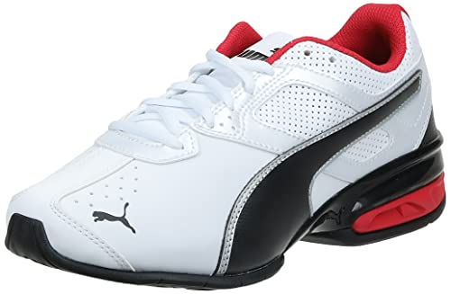 PUMA Men's Tazon 6 FM Running Shoe White/Black/Silver