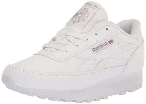 Reebok Classic White/Steel Men's Sneaker, Size 9.5