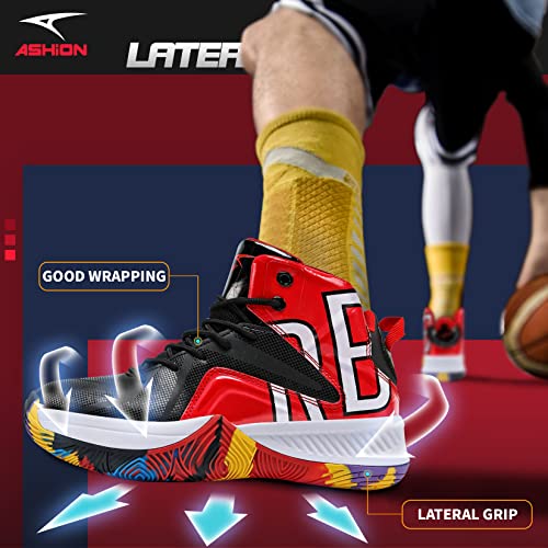 Kid's High-Top Basketball Sneakers by ASHION - Non-Slip