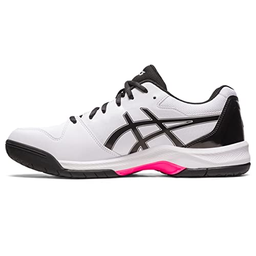 ASICS Men's Gel-Dedicate 7 Tennis Shoes White/Pink Size 10