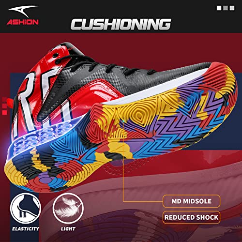 Kid's High-Top Basketball Sneakers by ASHION - Non-Slip