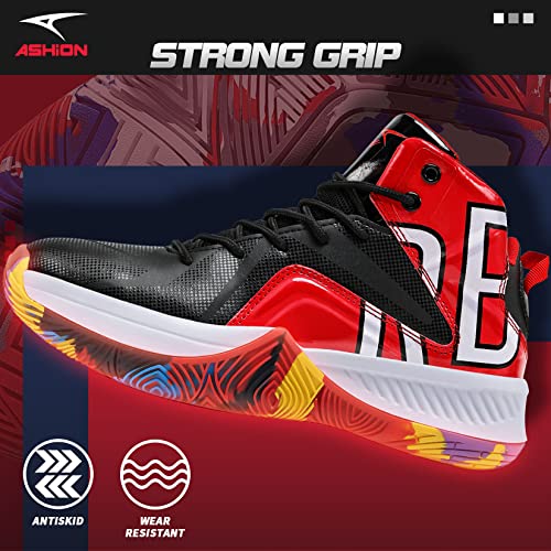 Kid's High-Top Basketball Sneakers by ASHION - Non-Slip