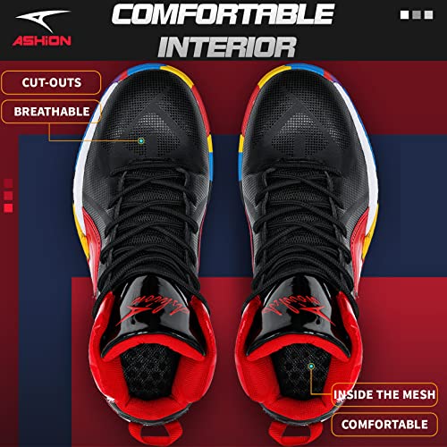 Kid's High-Top Basketball Sneakers by ASHION - Non-Slip