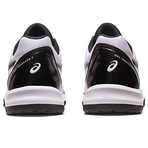 ASICS Men's Gel-Dedicate 7 Tennis Shoes White/Pink Size 10