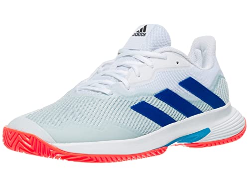 Men's adidas Courtjam Control Tennis Shoes, Blue, Size 11.5