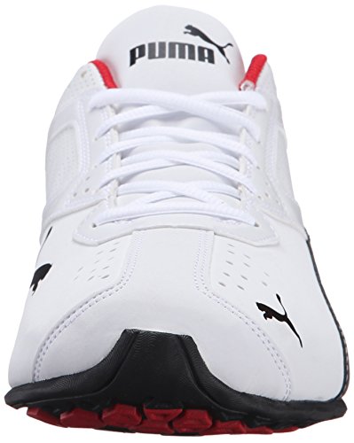 PUMA Men's Tazon 6 FM Running Shoe White/Black/Silver