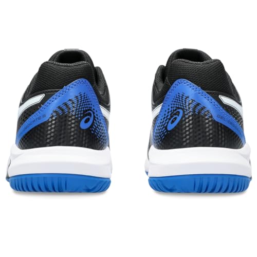 ASICS Men's Gel-Dedicate 8 Tennis Shoe, Black/Tuna Blue