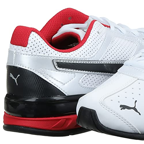PUMA Men's Tazon 6 FM Running Shoe White/Black/Silver