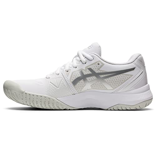 ASICS Women's Gel-Challenger 13 Tennis Shoes, White/Silver