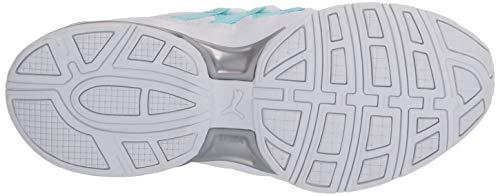 PUMA Women's RIAZE PROWL Sneaker, White-Gulf Stream, 8.5