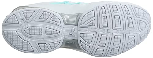 PUMA Women's RIAZE PROWL Sneaker, White-Gulf Stream, 8.5